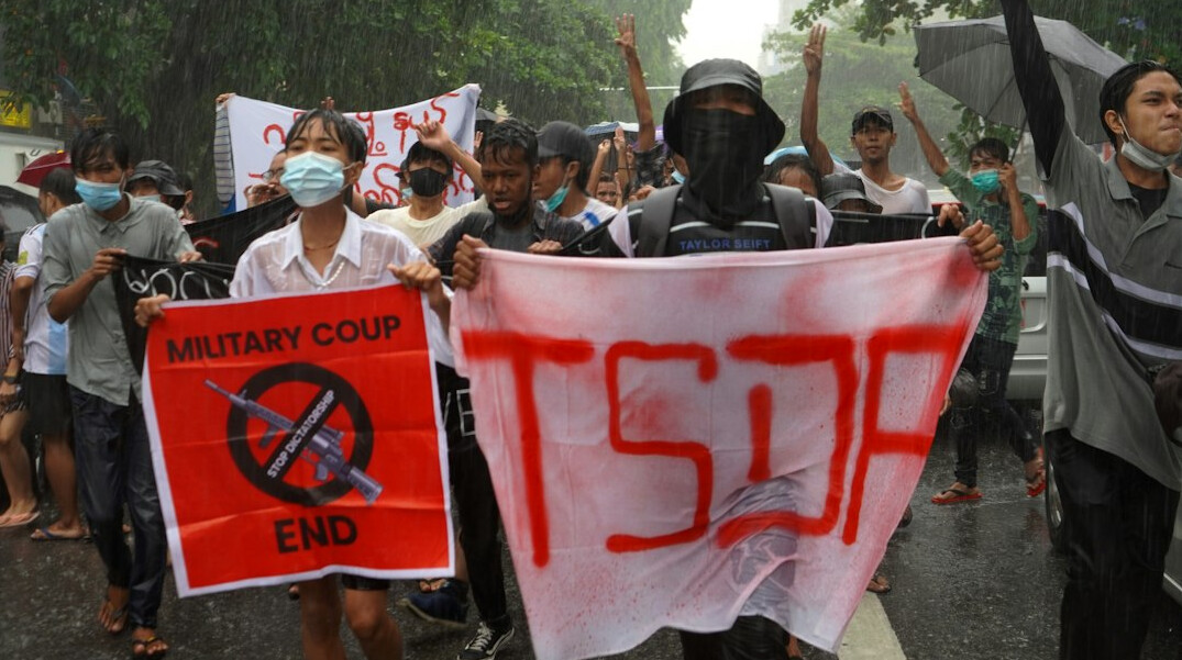 protest against corporations