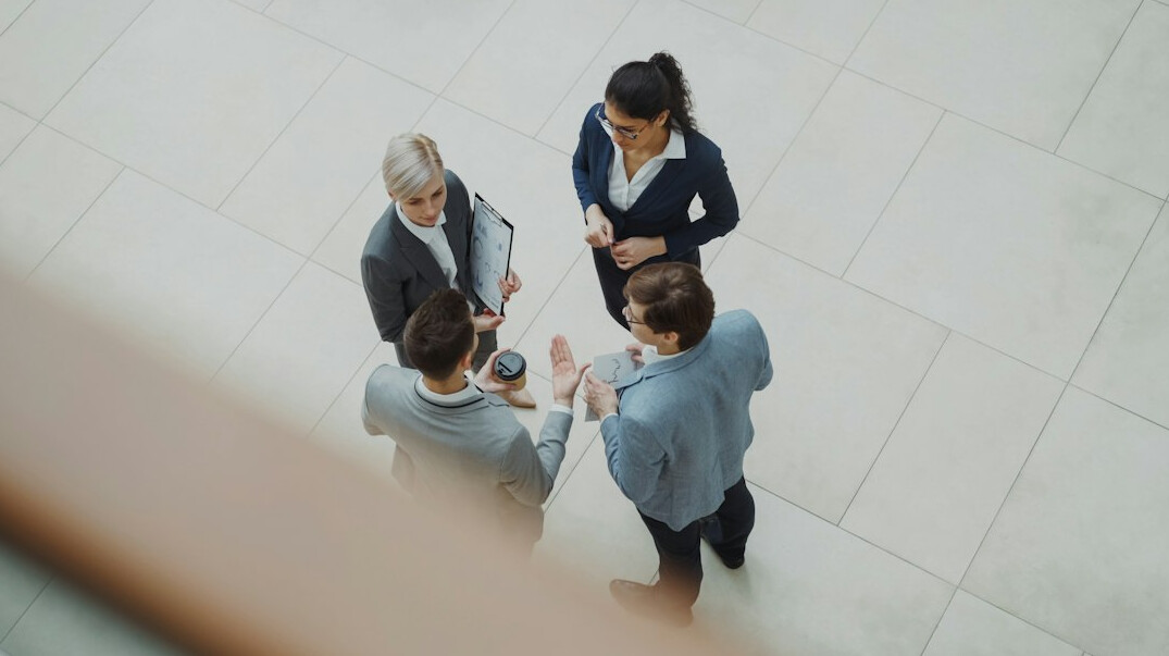 business team discussing strategy